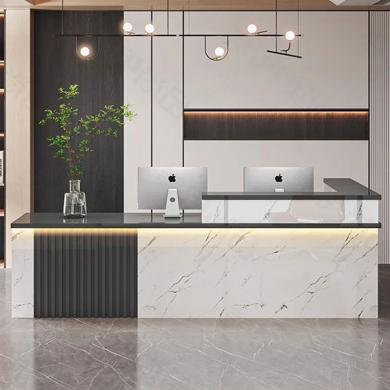 Office Furniture Bali - # Lüks Ofis Resepsiyon Masaları Salon