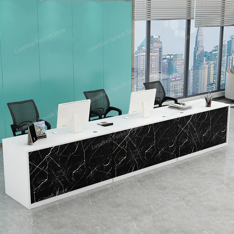 Office Furniture Bali - Nordic Salon Resepsiyon Masaları Kasiyer Güzellik