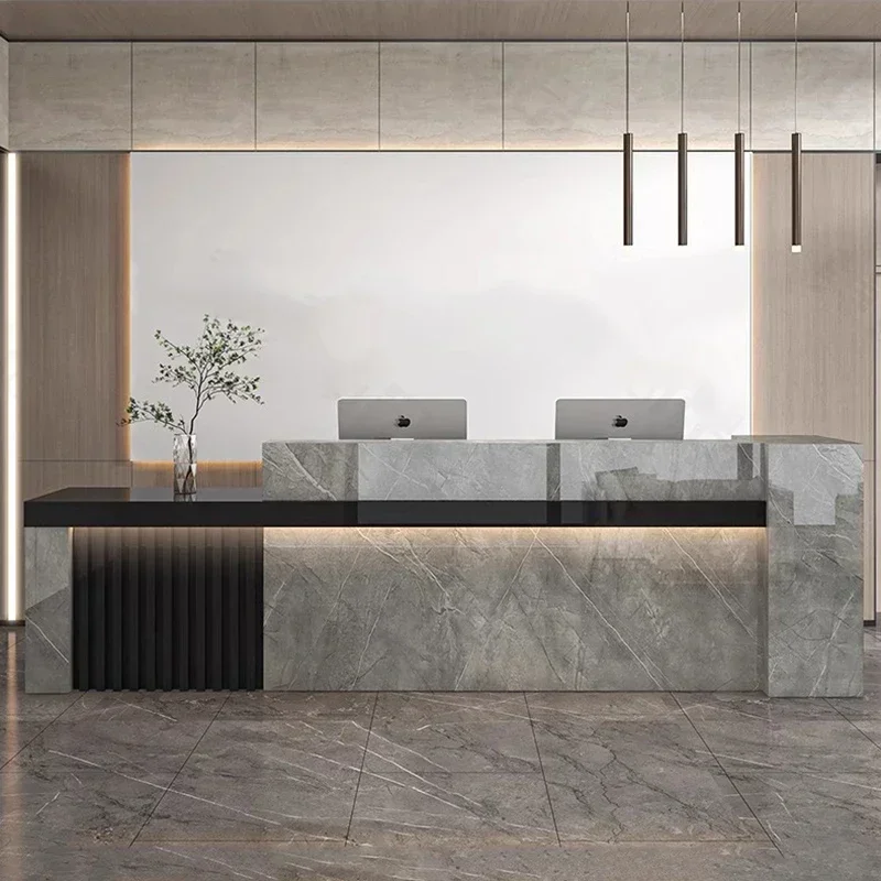 Office Furniture Bali - c13- Teşhir Resepsiyon Masası İskandinav Modern