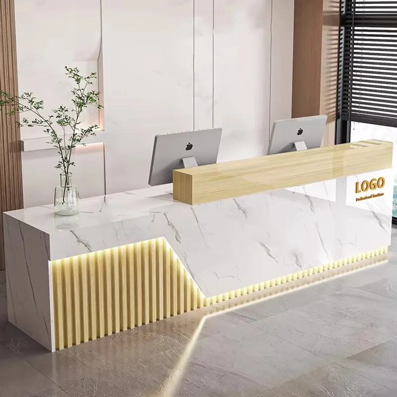 Office Furniture Bali - Modern Lüks Resepsiyon Masaları İskandinav Güzellik
