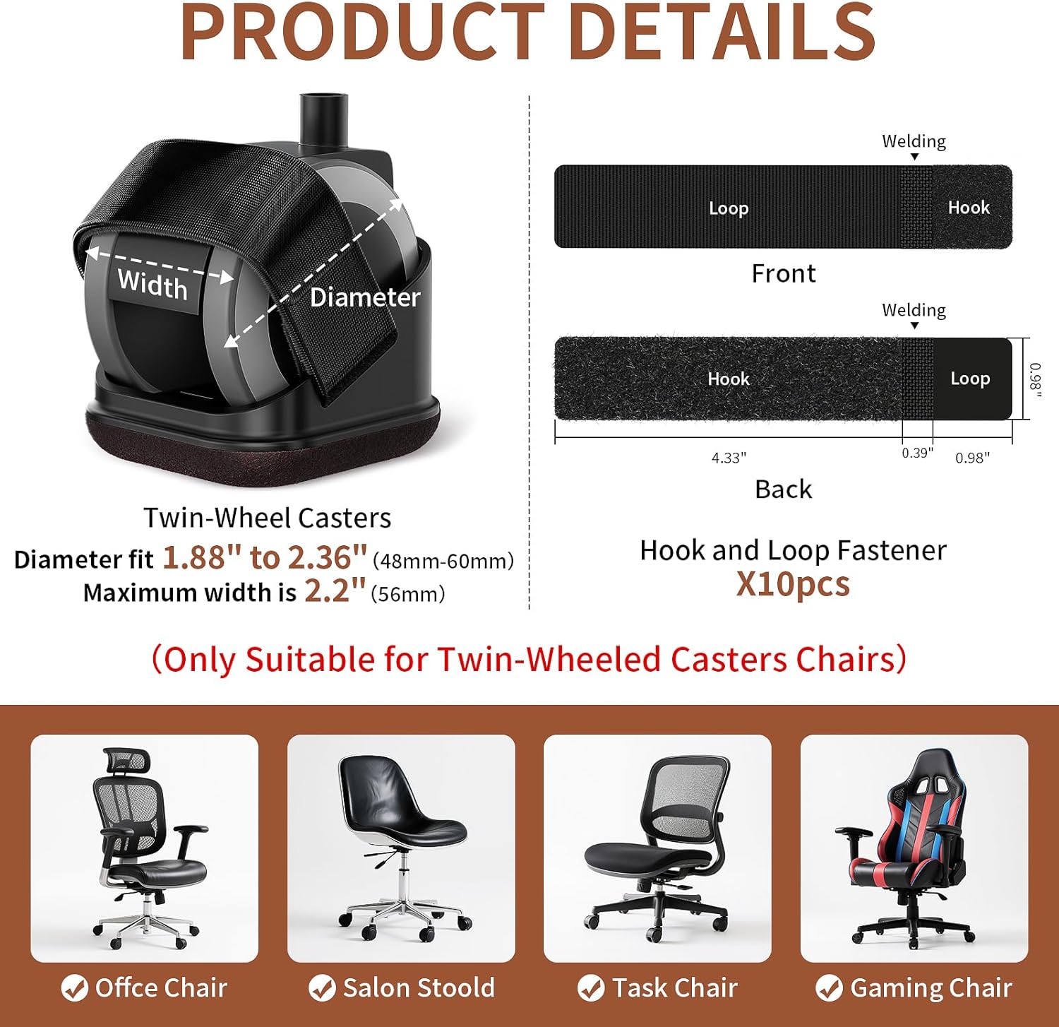 5 adet sandalye bacak koruyucu - Work Office Furniture incelemesi ve fiyatı