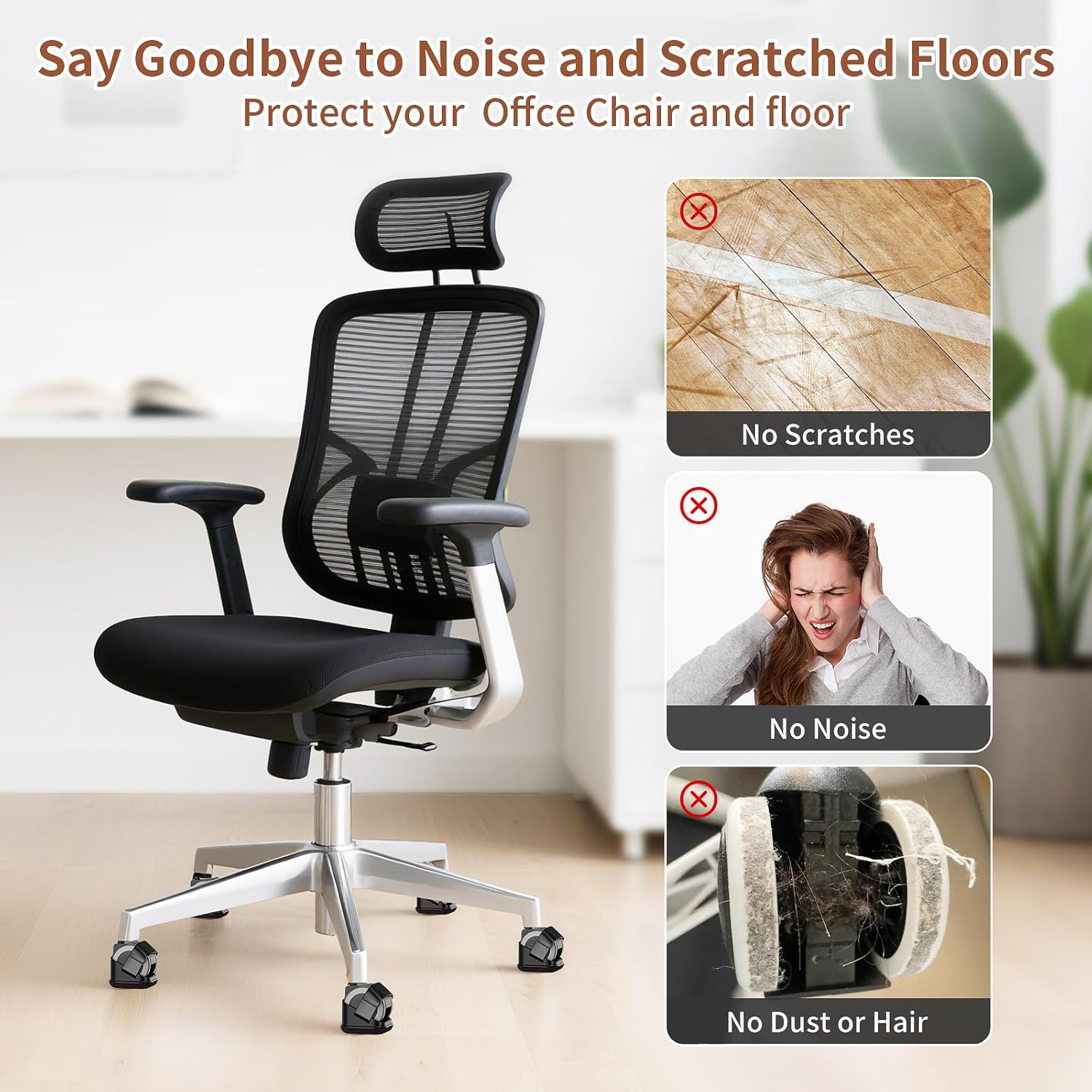 5 adet sandalye bacak koruyucu - Work Office Furniture incelemesi ve fiyatı