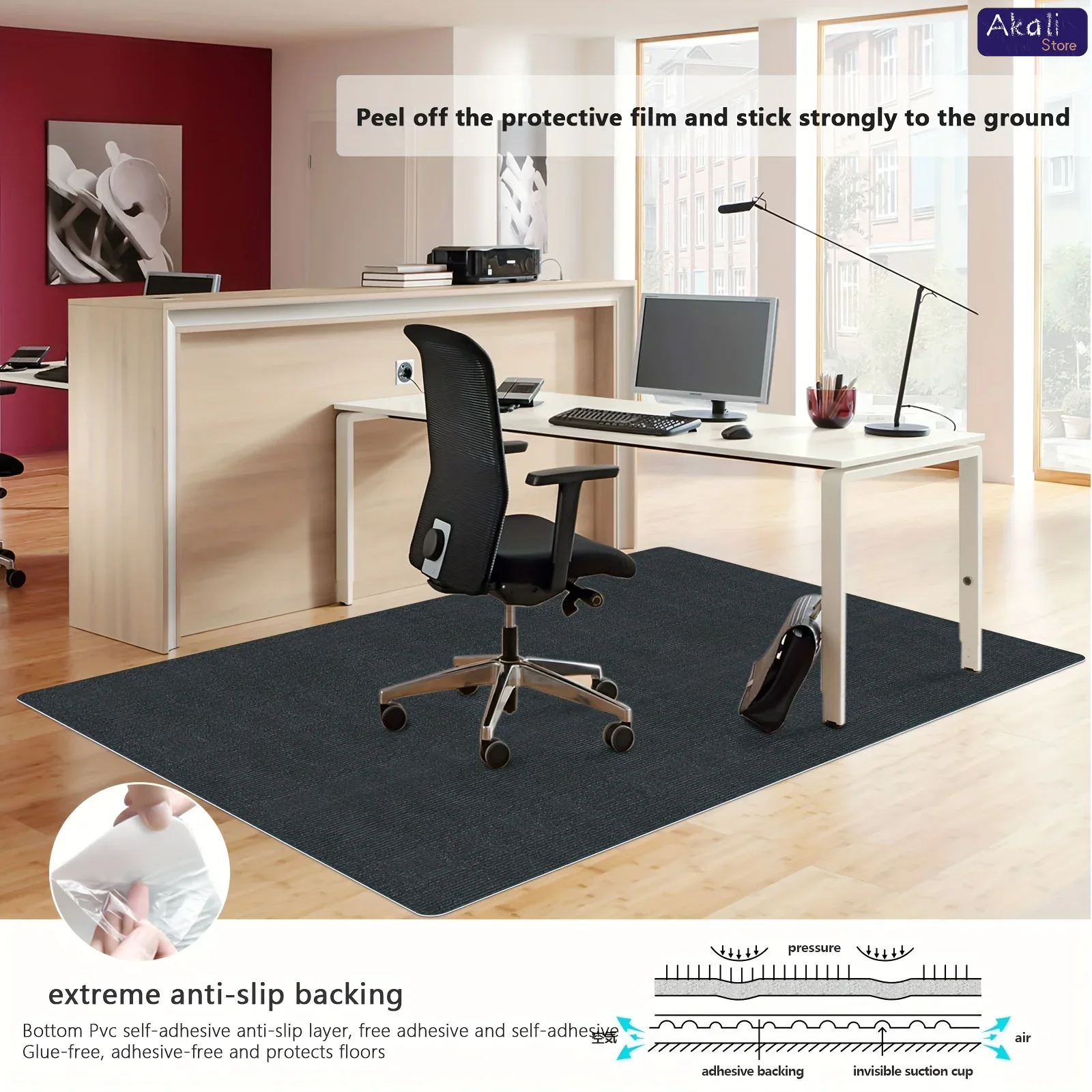 Büyük Boy Ofis Koltuğu Mat Kay - Chair Mat Hard Floor incelemesi ve fiyatı