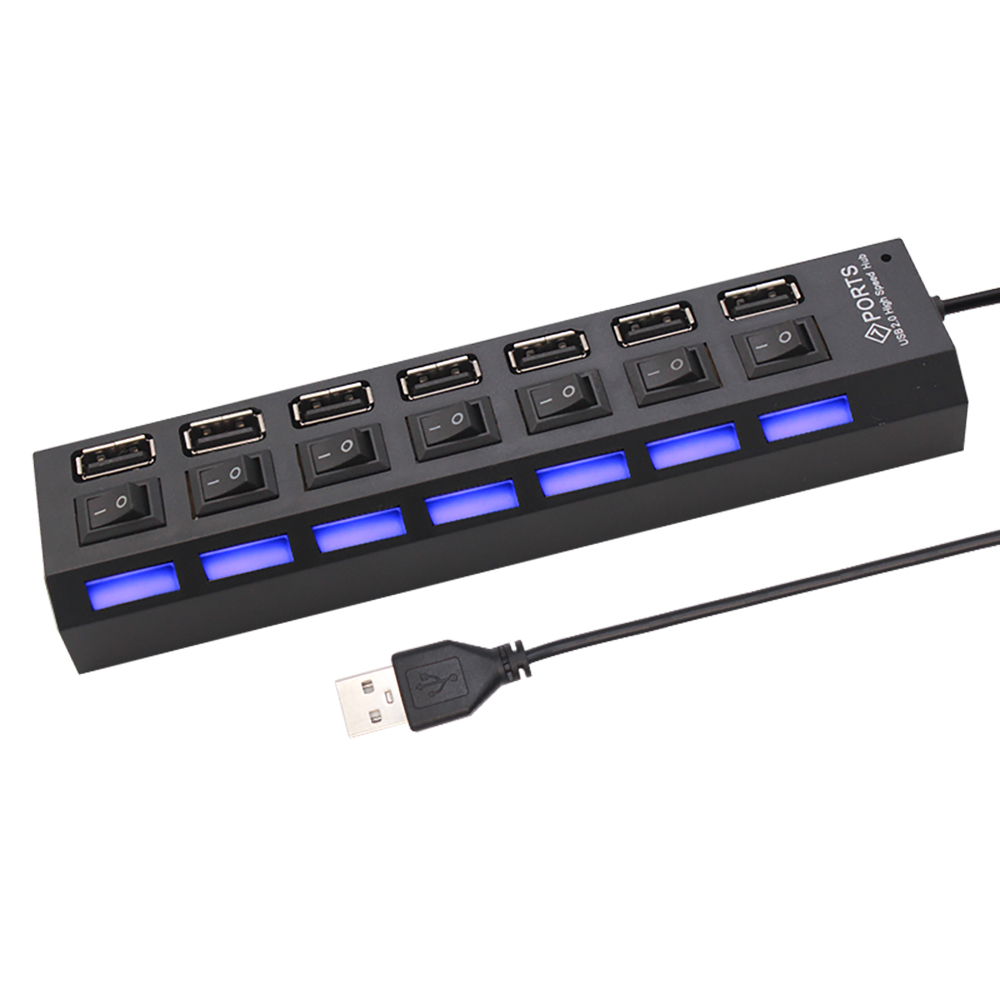 7 Port USB 2.0 Hub Splitter Di - Office Supply Cart incelemesi ve fiyatı