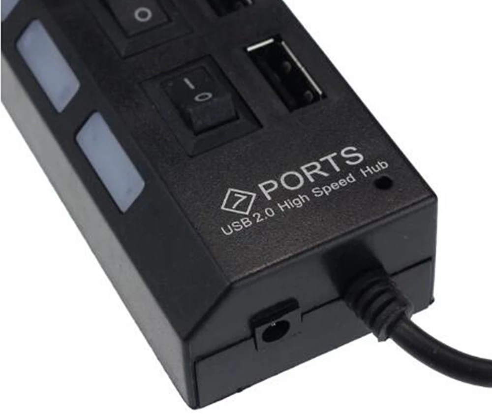 7 Port USB 2.0 Hub Splitter Di - Office Supply Cart incelemesi ve fiyatı